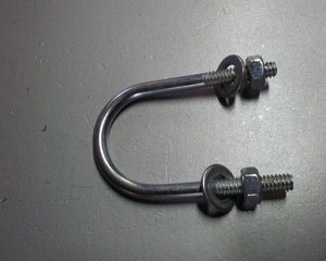 Kit clamp U 32mm for nipple drinker cabinet